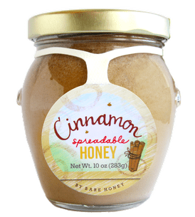 Cinnamon Spreadable Honey, 10 oz Jar