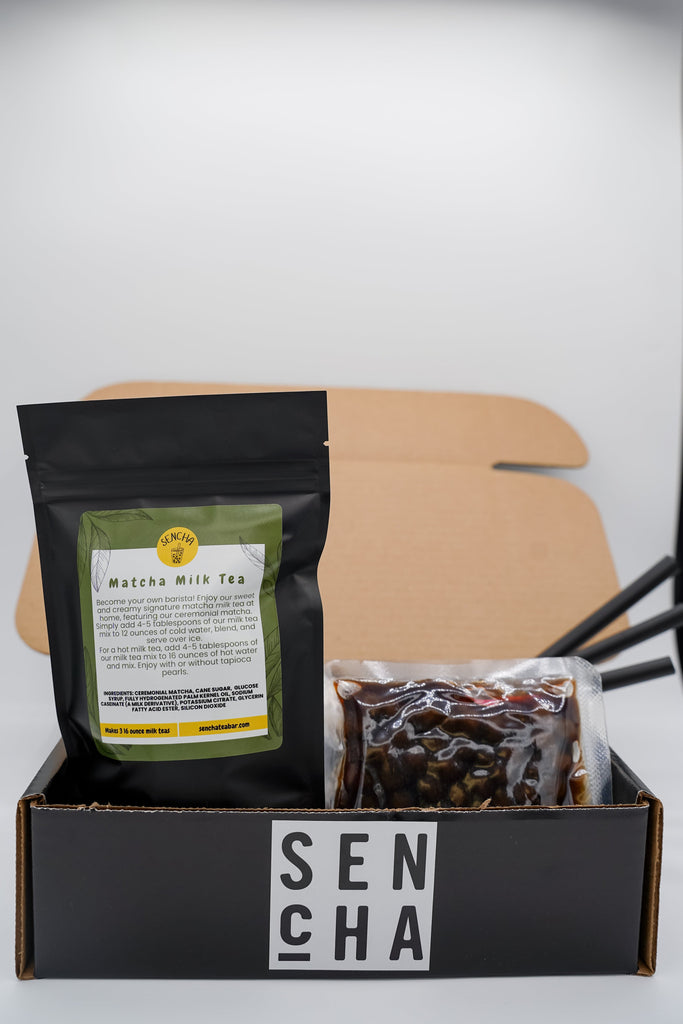 Matcha Milk Tea Boba Kit